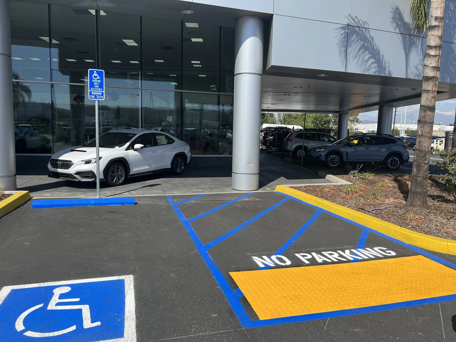 Office Park Striping Refresh — Striping & Signage in Irvine, CA